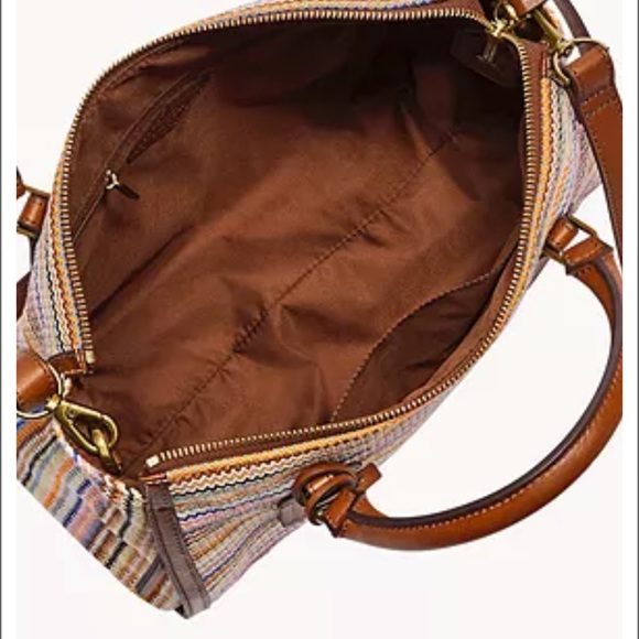 FOSSIL Parker Satchel/Crossbody and wristlet set - Picture 3 of 16